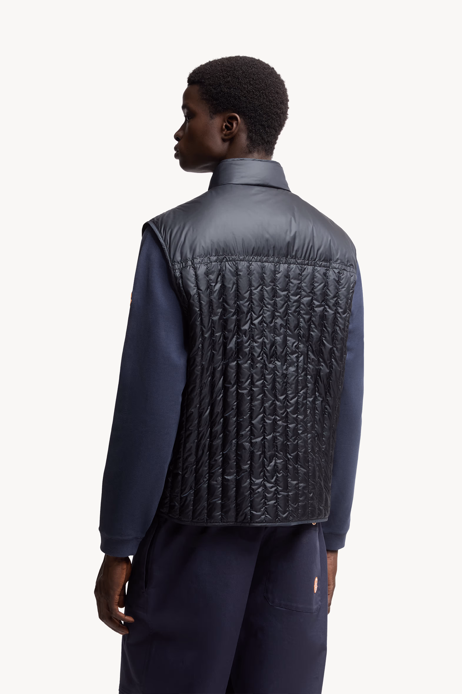 Doudoune sans manches Tangerine Moncler x Gilga Farm Designed by Donald Glover Hommes Bleu marine Moncler 5